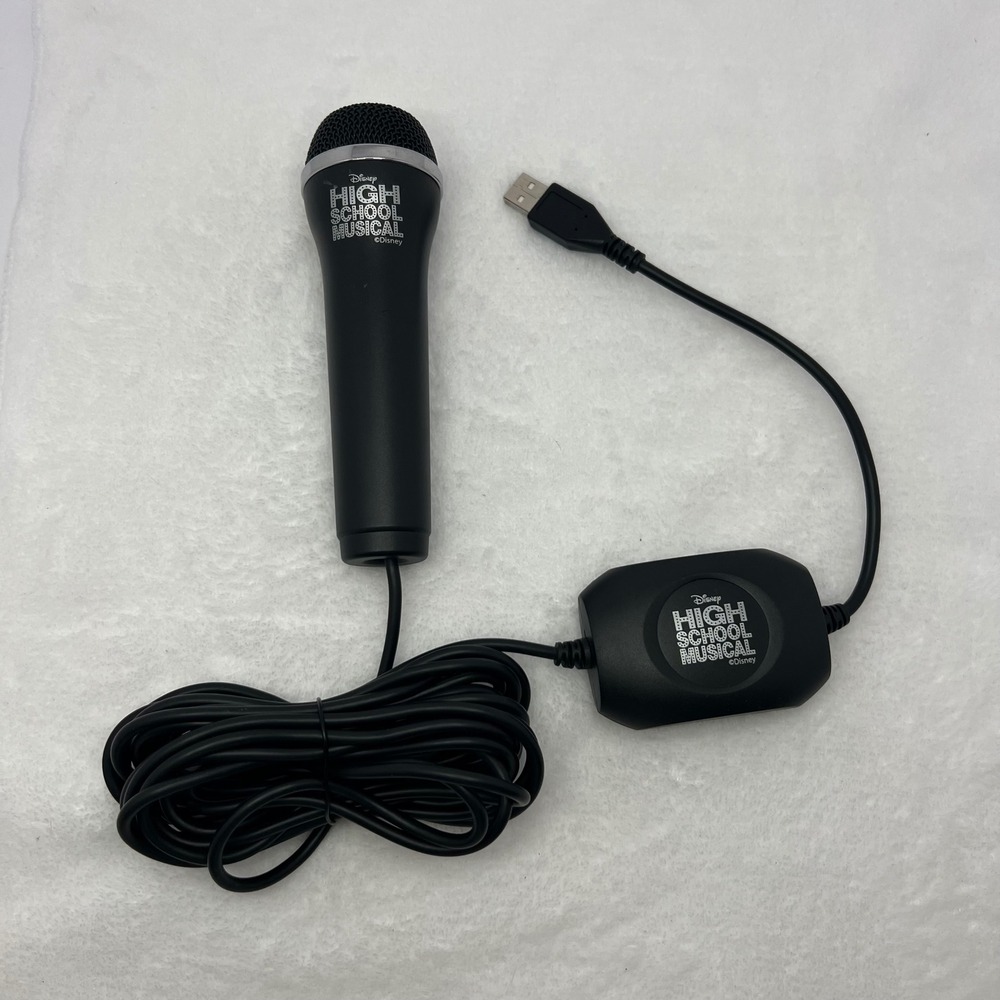 DISNEY X LOGITECH High School Musical USB Microphone Kids OS Black Video Games